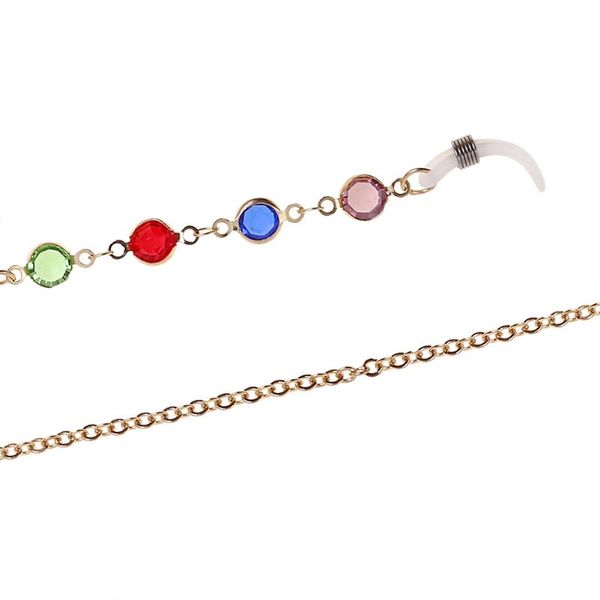 glasses hanging chain fashion colorful rhinestone glasses non-slip chain xrq88, Silver
glasses hanging chain fashion colorful rhinestone glasses non-slip chain xrq88, Silver
