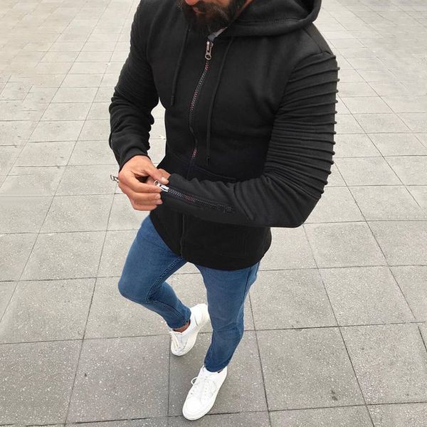 fashion men's cardigans male casual long hooded knitted outerwear slim fit solid color cardigan sweaters, Black
fashion men's cardigans male casual long hooded knitted outerwear slim fit solid color cardigan sweaters, Black