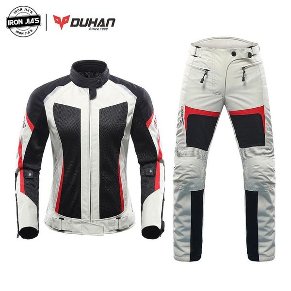 duhan women motorcycle racing suit summer breathable motorcycle jacket+motorcycle pants motobike riding protective clothing
duhan women motorcycle racing suit summer breathable motorcycle jacket+motorcycle pants motobike riding protective clothing