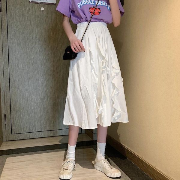 summer 2020 new pleated lace high waist slim mid length skirt for women's design korean versatile a-line skirt, Black
summer 2020 new pleated lace high waist slim mid length skirt for women's design korean versatile a-line skirt, Black