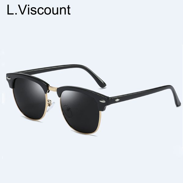 fashion polarized semi-rimless sunglasses women/men polarized uv400 classic brand designer retro gafas, White;black
fashion polarized semi-rimless sunglasses women/men polarized uv400 classic brand designer retro gafas, White;black