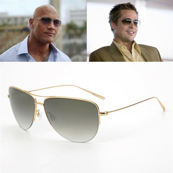 super light 12g strummer pure titanium frame with gradient lens pilot men ov1004s sunglasses, White;black
super light 12g strummer pure titanium frame with gradient lens pilot men ov1004s sunglasses, White;black