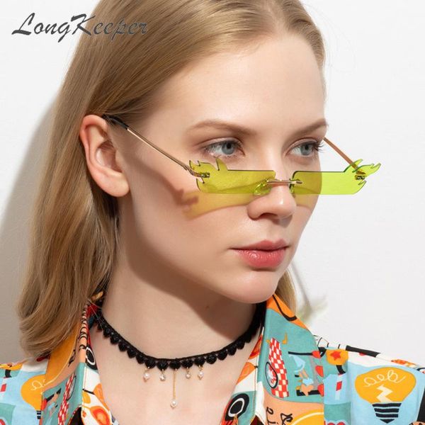 longkeeper luxury fashion vintage rectangle sunglasses women 2020 rimless sun glasses shades female eyewear uv400 gafas de sol, White;black
longkeeper luxury fashion vintage rectangle sunglasses women 2020 rimless sun glasses shades female eyewear uv400 gafas de sol, White;black