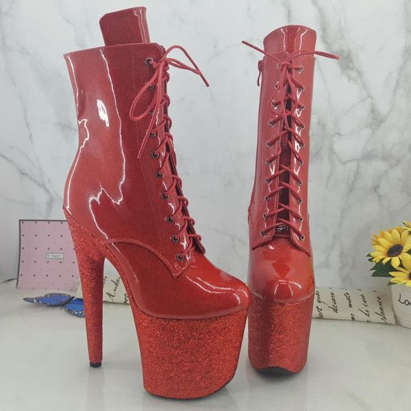 boots leecabe 20cm/8inches red glitter high heel platform closed toe pole dance, Black
boots leecabe 20cm/8inches red glitter high heel platform closed toe pole dance, Black