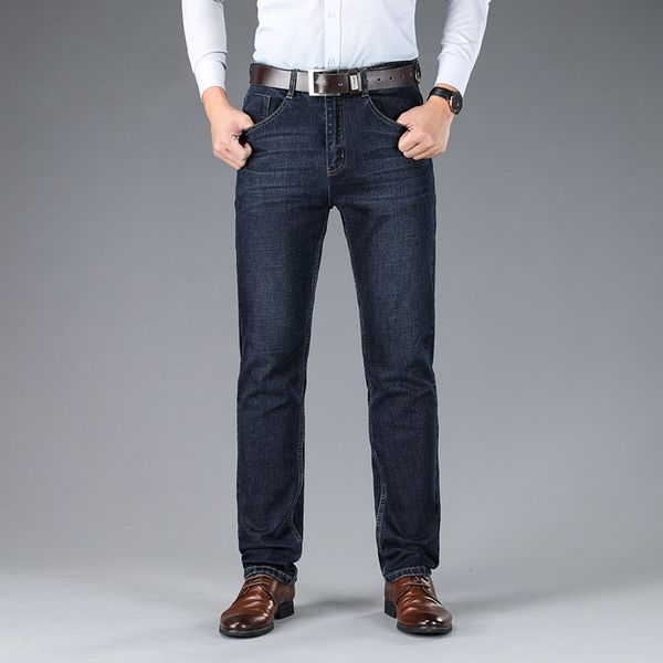 browon brand 2020 autumn winter jeans men new mid loose straight heavyweight men denim trousers business casual jeans pants, Blue
browon brand 2020 autumn winter jeans men new mid loose straight heavyweight men denim trousers business casual jeans pants, Blue
