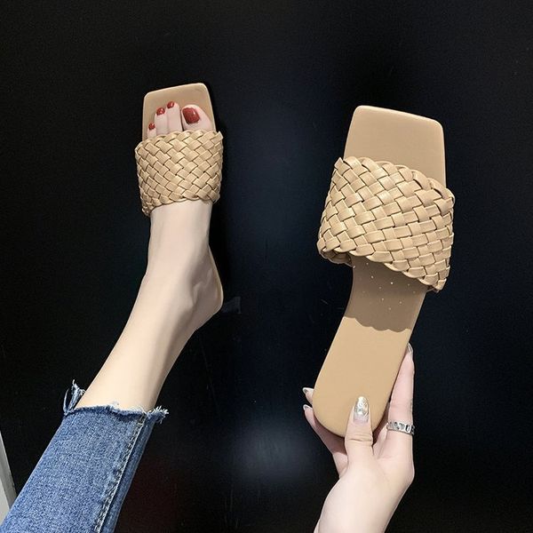 2020 new brand slippers weave leather women sandal open toe flat casual slides summer outdoor beach female flip flops, Black
2020 new brand slippers weave leather women sandal open toe flat casual slides summer outdoor beach female flip flops, Black