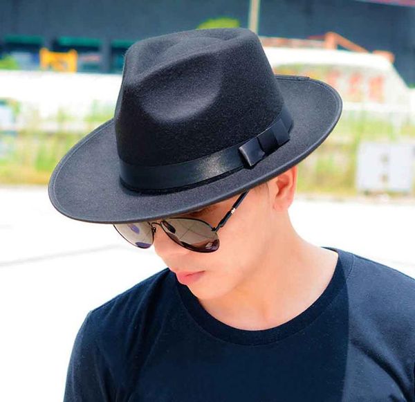 fashion solid felt fedoras hat for men wide brim ladies trilby chapeu felt hat women men jazz godfather sombrero caps, Blue;gray
fashion solid felt fedoras hat for men wide brim ladies trilby chapeu felt hat women men jazz godfather sombrero caps, Blue;gray