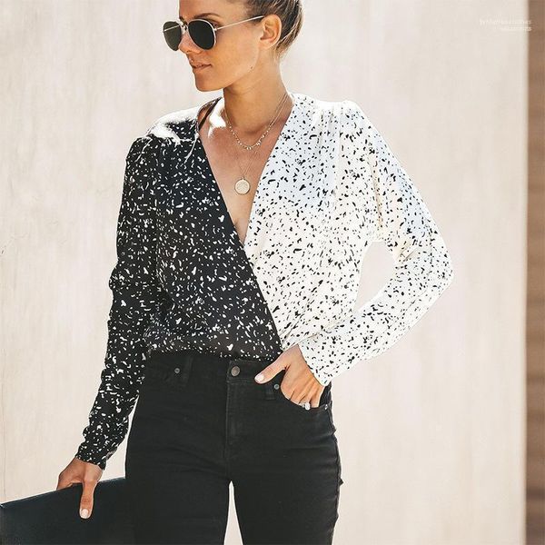 womens blouse fashion street style womens apparel slim women designer shirts long sleeve autumn contrast color, White
womens blouse fashion street style womens apparel slim women designer shirts long sleeve autumn contrast color, White