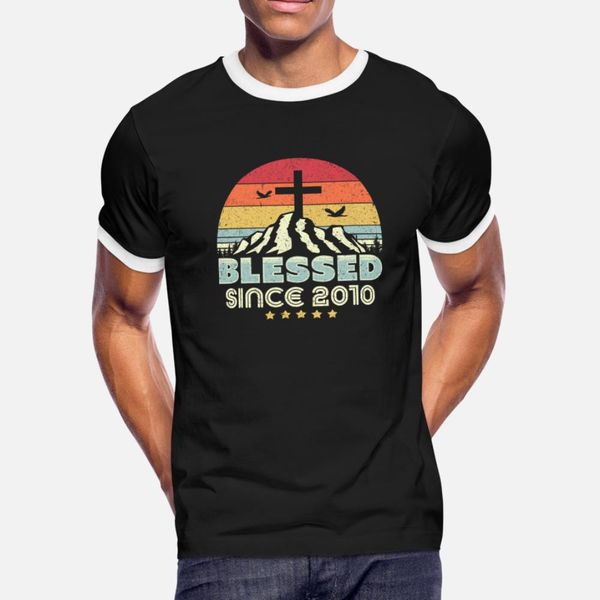blessed since 2010 design. vintage, christian t shirt men custom cotton crew neck gents fitness authentic summer slim shirt
blessed since 2010 design. vintage, christian t shirt men custom cotton crew neck gents fitness authentic summer slim shirt