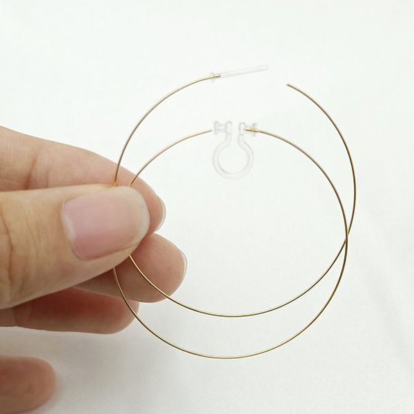 hypoallergenic plastic gold color hoop earrings for women diy accessories ear clip invisible pierced earrings for sensitive skin, Golden;silver
hypoallergenic plastic gold color hoop earrings for women diy accessories ear clip invisible pierced earrings for sensitive skin, Golden;silver