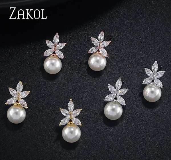 zakol white color fashion imitation pearl leaf shape stud earring for women wedding brincos dinner party01, Golden;silver
zakol white color fashion imitation pearl leaf shape stud earring for women wedding brincos dinner party01, Golden;silver