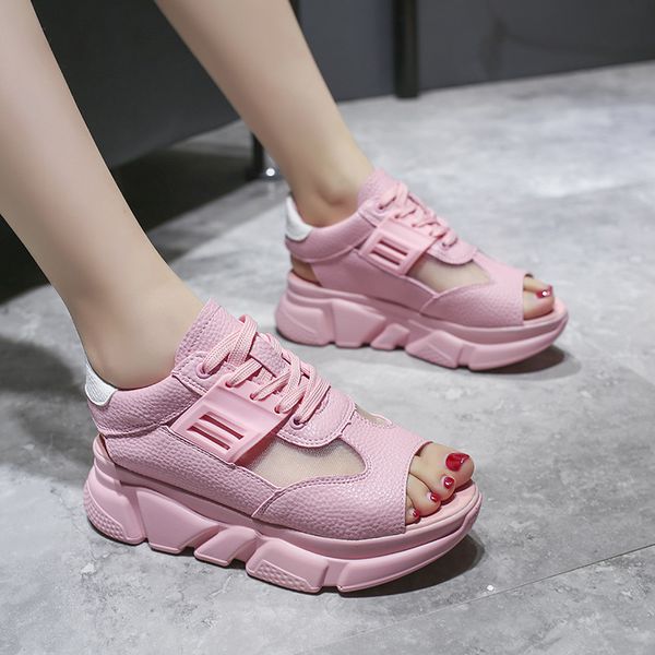 sandals 2021 leisure women chunky platform wedge summer shoes woman open toe breathable thick sole casual footwear, Black
sandals 2021 leisure women chunky platform wedge summer shoes woman open toe breathable thick sole casual footwear, Black