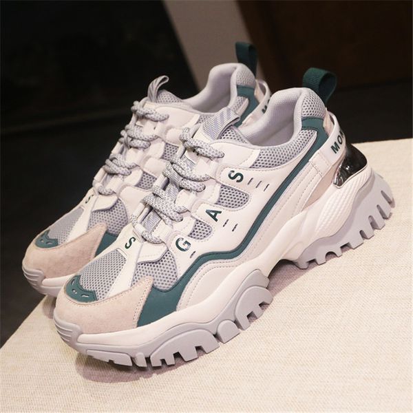 2020 women sneakers vulcanize shoes fashion new female platform thick sole running casual shoe 5.5cm women's sports shoes, Black
2020 women sneakers vulcanize shoes fashion new female platform thick sole running casual shoe 5.5cm women's sports shoes, Black