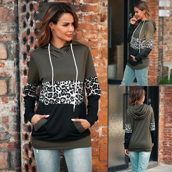2020 autumn and winter new women's leopard print stitching drawstring hooded 2020 autumn and winter new women's leopard print stit, Black
2020 autumn and winter new women's leopard print stitching drawstring hooded 2020 autumn and winter new women's leopard print stit, Black