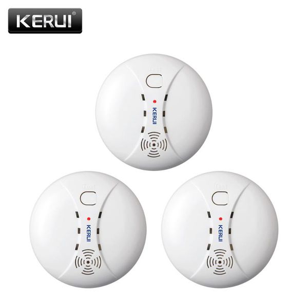 kerui 3pcs 433mhz home kitchen security wireless fire smoke detector smoke sensor alarm for gsm wifi alarm system, Black;white
kerui 3pcs 433mhz home kitchen security wireless fire smoke detector smoke sensor alarm for gsm wifi alarm system, Black;white