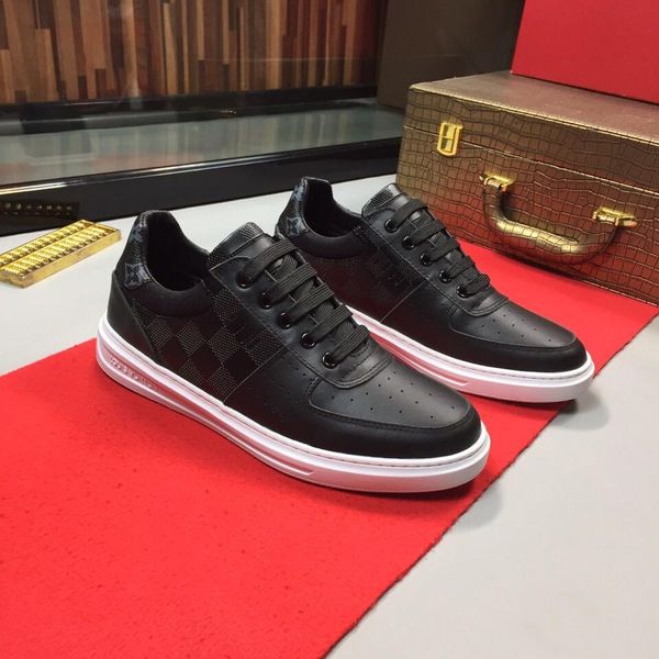 2021g summer new low -shoes ,fashion casual shoes ,comfortable wild white shoes ,sneakers ,original box packaging 38 -44, Black