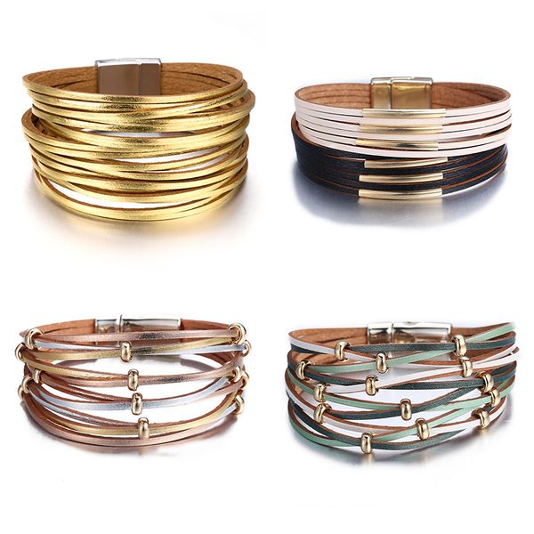 charm bracelets fashion gold multilayer leather bracelet bangles woman female vintage wrap 2021 jewelry dropship, Golden;silver
charm bracelets fashion gold multilayer leather bracelet bangles woman female vintage wrap 2021 jewelry dropship, Golden;silver