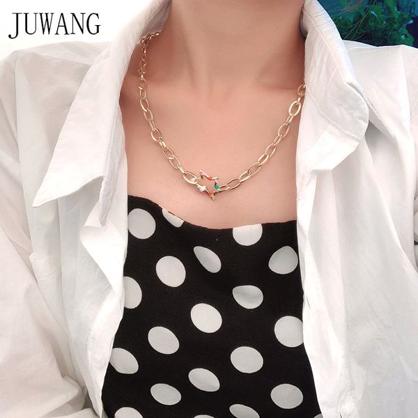 juwang gold o-chain chokers necklaces fashion jewelry punk style diy star clasp pendant necklace for woman man party decoration, Silver
juwang gold o-chain chokers necklaces fashion jewelry punk style diy star clasp pendant necklace for woman man party decoration, Silver