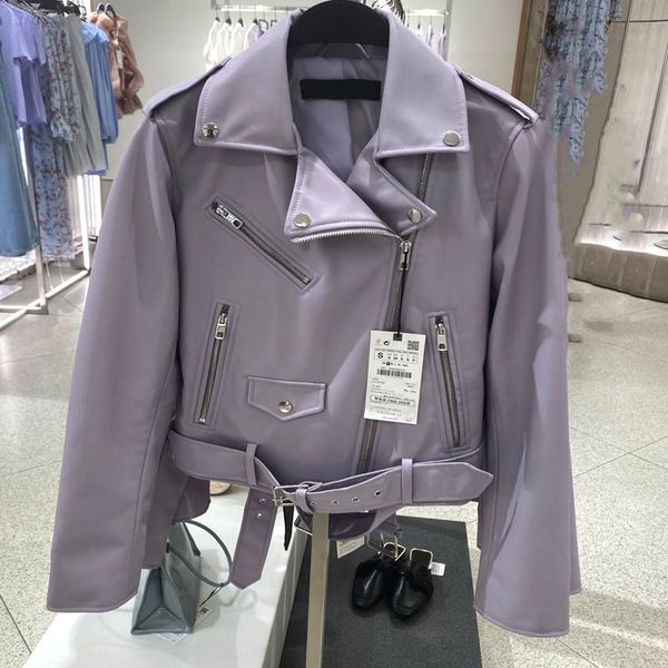 2020 весна осень с пояса pu кожезаменитель куртка женщин белый черный zipper тонкий короткие байкер куртки пальто женщины верхняя одежда вер, Black
2020 весна осень с пояса pu кожезаменитель куртка женщин белый черный zipper тонкий короткие байкер куртки пальто женщины верхняя одежда вер, Black