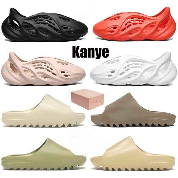 2021 new slides foam runner bone desert sand slippers fashion sandal resin mens women kids children beach slipper loafers, Black 
2021 new slides foam runner bone desert sand slippers fashion sandal resin mens women kids children beach slipper loafers, Black