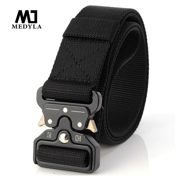 medyla men belt nylon tactical army belt for trousers metal buckle canvas belts outdoor training black waist, Black;brown
medyla men belt nylon tactical army belt for trousers metal buckle canvas belts outdoor training black waist, Black;brown