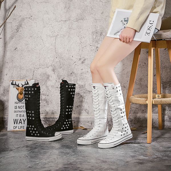 size 34-43 fashion boots women shoes solid flats sneakers women black knee boots casual shoes woman breathable autumn lady
size 34-43 fashion boots women shoes solid flats sneakers women black knee boots casual shoes woman breathable autumn lady