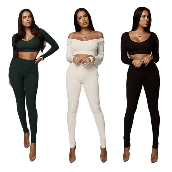 высокая упругие женщин knit костюмы мода sexy осень 2 бюстье с длинным рукавом топа и тонкий женщины sweatpants дропшиппинг, Gray
высокая упругие женщин knit костюмы мода sexy осень 2 бюстье с длинным рукавом топа и тонкий женщины sweatpants дропшиппинг, Gray