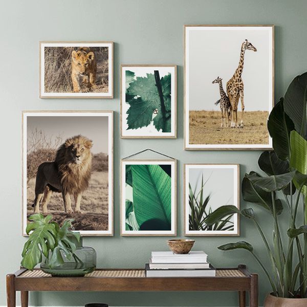 lion giraffe leaf plant natural landscape wall art canvas painting nordic posters and prints wall pictures for living room decor
lion giraffe leaf plant natural landscape wall art canvas painting nordic posters and prints wall pictures for living room decor