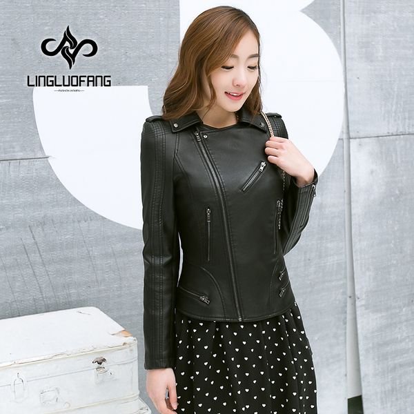 women's leather & faux spring rivet lapel slim short motorcycle jacket ladies black/blue/rose plus size s-4xl 15h104
women's leather & faux spring rivet lapel slim short motorcycle jacket ladies black/blue/rose plus size s-4xl 15h104