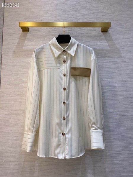 women shirts 2020 new fashion casual loose strip print single breasted long sleeve white blouse elegant ol office ladies
women shirts 2020 new fashion casual loose strip print single breasted long sleeve white blouse elegant ol office ladies