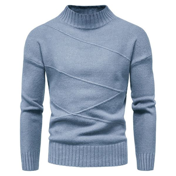 new products for autumn and winter men's desinger sweater men's half high neck slim long sleeve white, khaki, black, brown, lake b, White;black
new products for autumn and winter men's desinger sweater men's half high neck slim long sleeve white, khaki, black, brown, lake b, White;black
