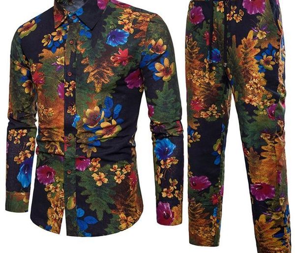 neck single breasted shirts lace up trousers male tracksuits mens floral shirt suit long sleeve lapel, Gray
neck single breasted shirts lace up trousers male tracksuits mens floral shirt suit long sleeve lapel, Gray