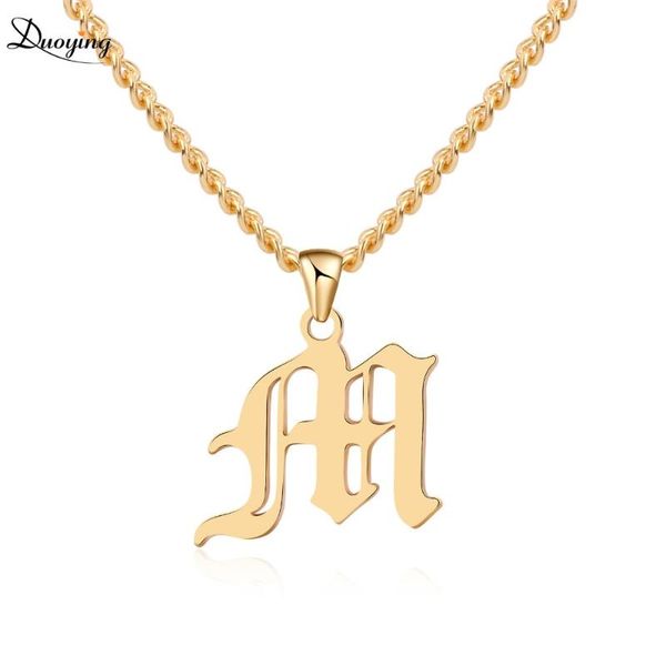 pendant necklaces duoying old english style custom capital initial a-z letter beauty vintage font personalized necklace for etsy, Silver
pendant necklaces duoying old english style custom capital initial a-z letter beauty vintage font personalized necklace for etsy, Silver