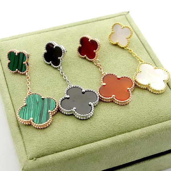 europe america fashion lady women brass vintage tassels 2 motifs onyx mother of pearl malachite four leaf flower stud earrings 3 color, Golden;silver
europe america fashion lady women brass vintage tassels 2 motifs onyx mother of pearl malachite four leaf flower stud earrings 3 color, Golden;silver
