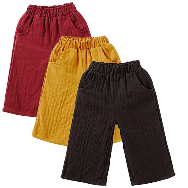 autumn girl wide leg pants kids trousers linen children's wear big child casual pants thin section pants loose capris summer, Blue
autumn girl wide leg pants kids trousers linen children's wear big child casual pants thin section pants loose capris summer, Blue