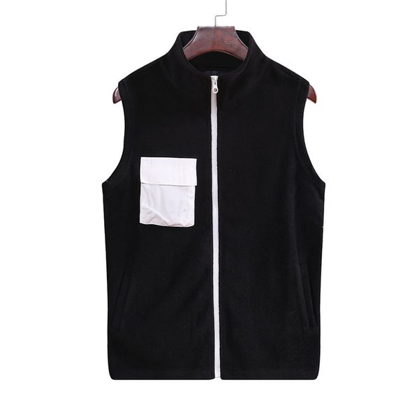 mens coats casual natural color stand collar vests fashion zipper pocket panelled vests men s clothing, Black;white
mens coats casual natural color stand collar vests fashion zipper pocket panelled vests men s clothing, Black;white