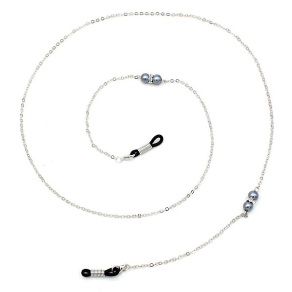 fashion simple eyeglass chains sunglasses reading beaded glasses chain eyewears cord holder neck strap rope, Silver
fashion simple eyeglass chains sunglasses reading beaded glasses chain eyewears cord holder neck strap rope, Silver