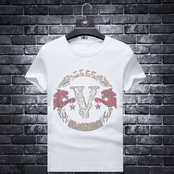 fashion all-match 2020 new men's brand handsome sleeve all-match diamond short size t-shirt bright diamond slim t-shirt large farqs, White;black
fashion all-match 2020 new men's brand handsome sleeve all-match diamond short size t-shirt bright diamond slim t-shirt large farqs, White;black