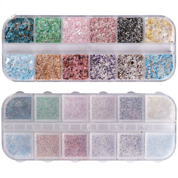 12 grids mixed color marble powder sequin nail glitter holographic irregular paillette gel polish nail art flake decor set, Silver;gold
12 grids mixed color marble powder sequin nail glitter holographic irregular paillette gel polish nail art flake decor set, Silver;gold