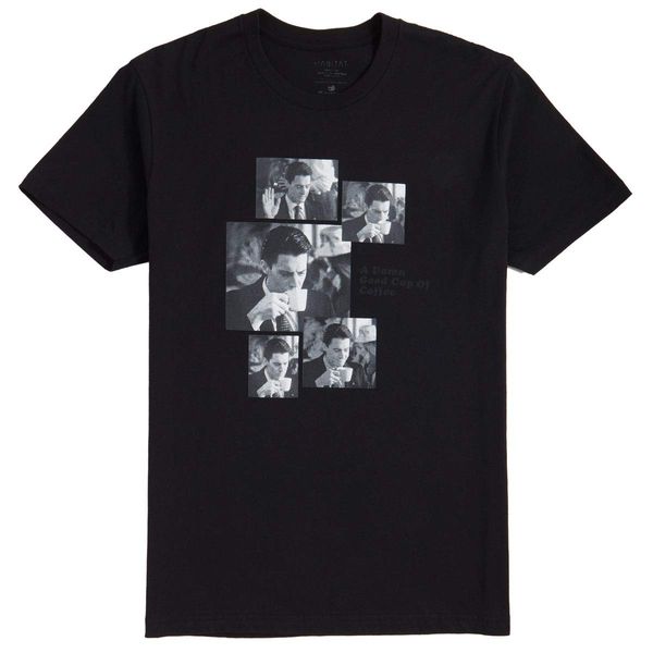 habitat x twin peaks cooper coffee sequence t-shirt - black short sleeve fashion summer printing casual print t shirt man short
habitat x twin peaks cooper coffee sequence t-shirt - black short sleeve fashion summer printing casual print t shirt man short