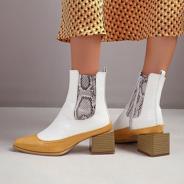 handmade winter western boots cowboy boots women square toe ladies white shoes snake pattern zipper high heels calf boot size 44, Black
handmade winter western boots cowboy boots women square toe ladies white shoes snake pattern zipper high heels calf boot size 44, Black