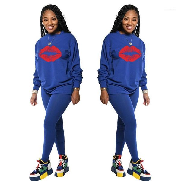 piece pants womens designer tracksuits solid color suits women long sleeve suits female slim print lips two, White
piece pants womens designer tracksuits solid color suits women long sleeve suits female slim print lips two, White