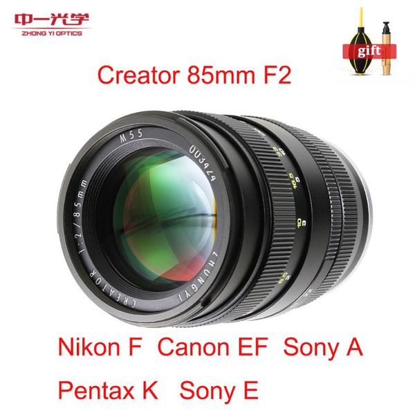 zhongyi mitakon creator 85mm f/2 f2.0 camera lens for sony fe canon ef nikon f pentax k sony a eos pk mount camera
zhongyi mitakon creator 85mm f/2 f2.0 camera lens for sony fe canon ef nikon f pentax k sony a eos pk mount camera