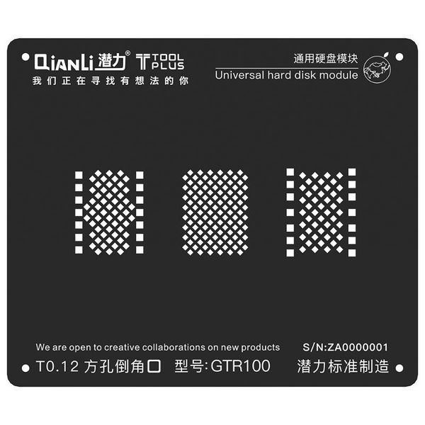 универсальный модуль жесткого диска посадка tin сетки nand bga-трафарет black net для 6 / 6s / 6sp / 7g / 7p / 8g / 8п
универсальный модуль жесткого диска посадка tin сетки nand bga-трафарет black net для 6 / 6s / 6sp / 7g / 7p / 8g / 8п