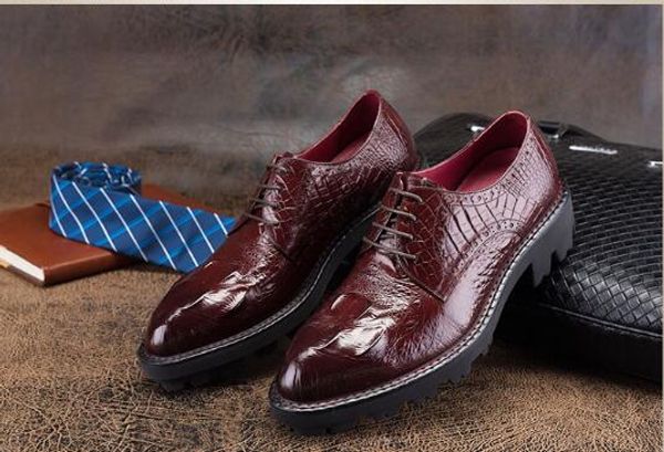 crocodile 4 colour men pattern handmade oxfords business office genuine leather formal shoes for man new lace up shoes, Black
crocodile 4 colour men pattern handmade oxfords business office genuine leather formal shoes for man new lace up shoes, Black