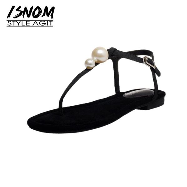 isnom casual summer вьетнамки flat sandals pearl стринги бич дамы сандалии star leather liner женщин флип-флоп, Black
isnom casual summer вьетнамки flat sandals pearl стринги бич дамы сандалии star leather liner женщин флип-флоп, Black