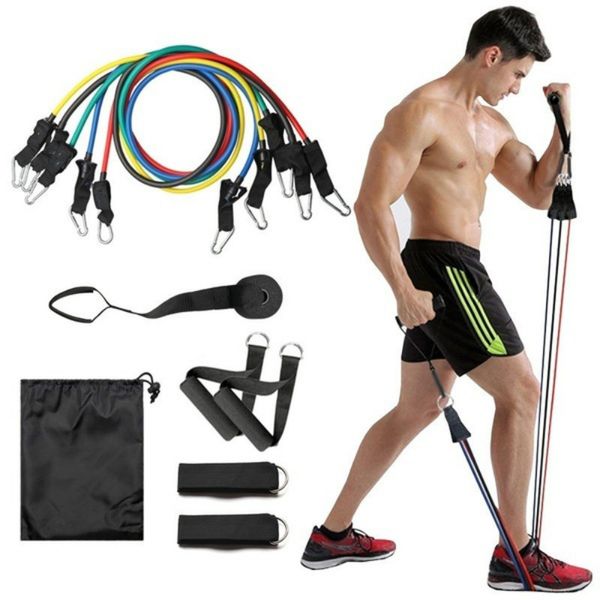 resistance bands 11pc/set exercise fitness band workout pull rope rally chest expander pilates yoga equipment tool
resistance bands 11pc/set exercise fitness band workout pull rope rally chest expander pilates yoga equipment tool