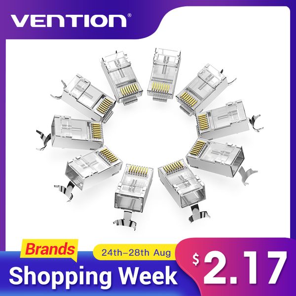 computer cables & connectors vention rj45 connector cat7 modular ethernet cable head plug gold-plated cat6 crimp network crimper
computer cables & connectors vention rj45 connector cat7 modular ethernet cable head plug gold-plated cat6 crimp network crimper