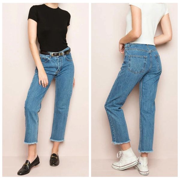 women's jeans korean pants straight leg denim plus size loose high waisted woman, Blue
women's jeans korean pants straight leg denim plus size loose high waisted woman, Blue