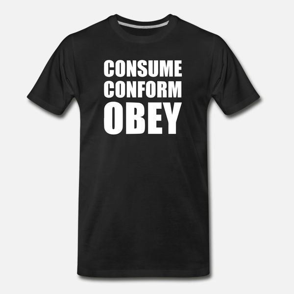 consume conform obey t shirt men print short sleeve o neck pictures famous authentic summer style trend shirt
consume conform obey t shirt men print short sleeve o neck pictures famous authentic summer style trend shirt
